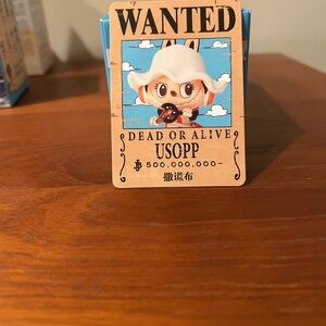 The monsters, one piece, authentic USOPP Action Figure - White and Blue conf